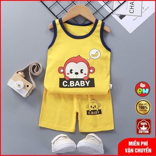 bộ quần áo cộc tay quần áo Quảng Châu cho bé