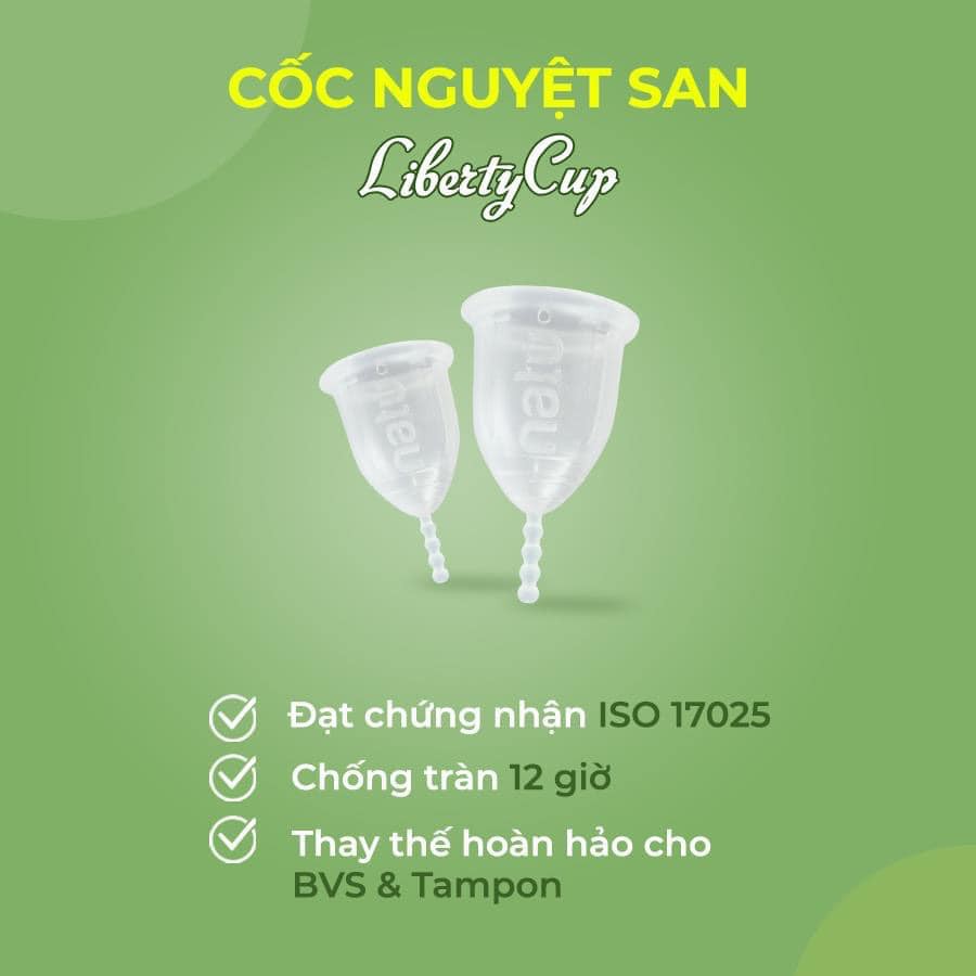 Cốc Nguyệt San Liberty mềm nhất trong các loại cốc Nguyệt San - xuất xứ Pháp