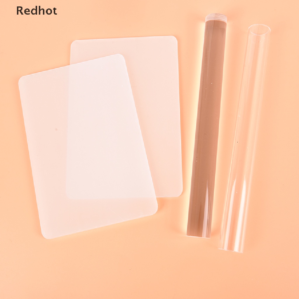 &lt; Redhot &gt; Cây Lăn Đất Sét Acrylic Trơn Dùng Để Tạo Hình DIY
