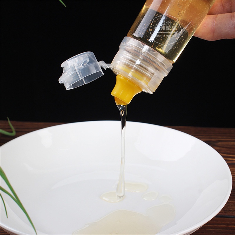 Chai Nhựa Trong Suốt 90ml Đựng Dầu / Giấm Dạng Bóp Tiện Dụng Cho Nhà Bếp
