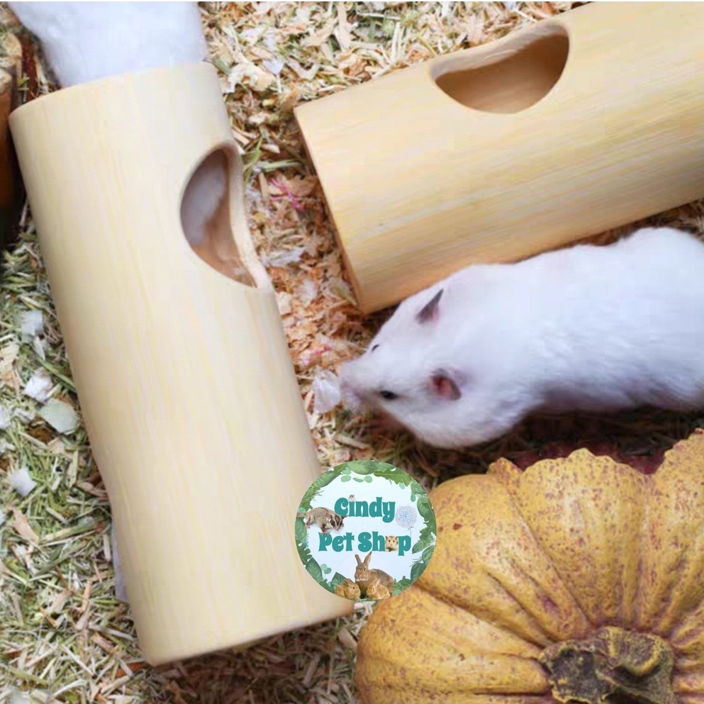 Ống chui gỗ thông đồ chơi cho Hamster