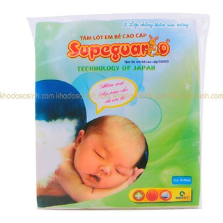 tấm lót em bé cao cấp supeguaro gói 24 tờ