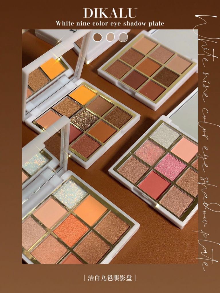 (Hàng Mới Về) Bảng Phấn Mắt Dikalu 9 Màu Lì Lấp Lánh Trang Điểm Đa Năng | BigBuy360 - bigbuy360.vn