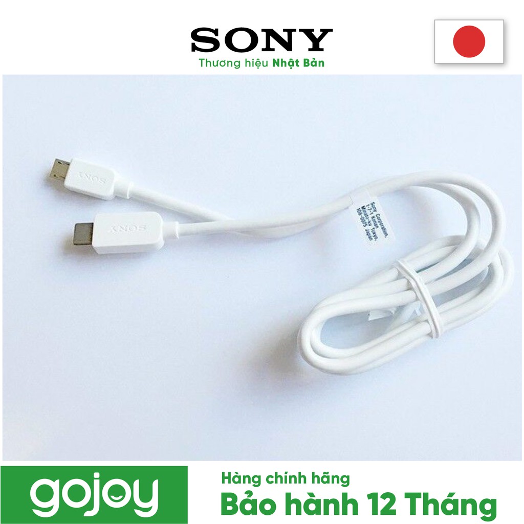 Cáp sạc C-C 1m SONY CP-CC100/WC WW màu trắng - Bảo hành 12 tháng chính hãng