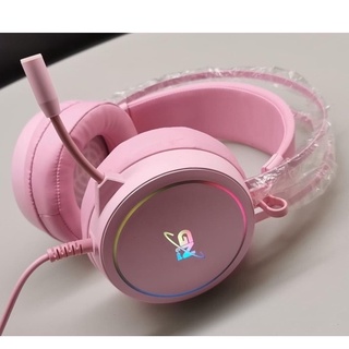 Tai Nghe G-Net G09 Pink (Màu Hồng) Âm Thanh 7.1 USB LED