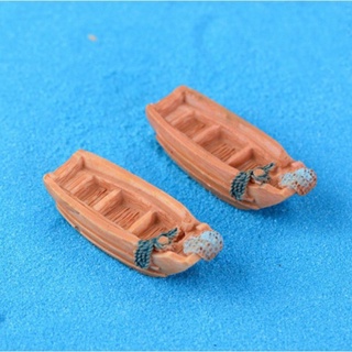 Phụ kiện Xuồng gỗ thuyền gỗ trang trí hồ cá, tiểu cảnh, cây xanh, bàn học