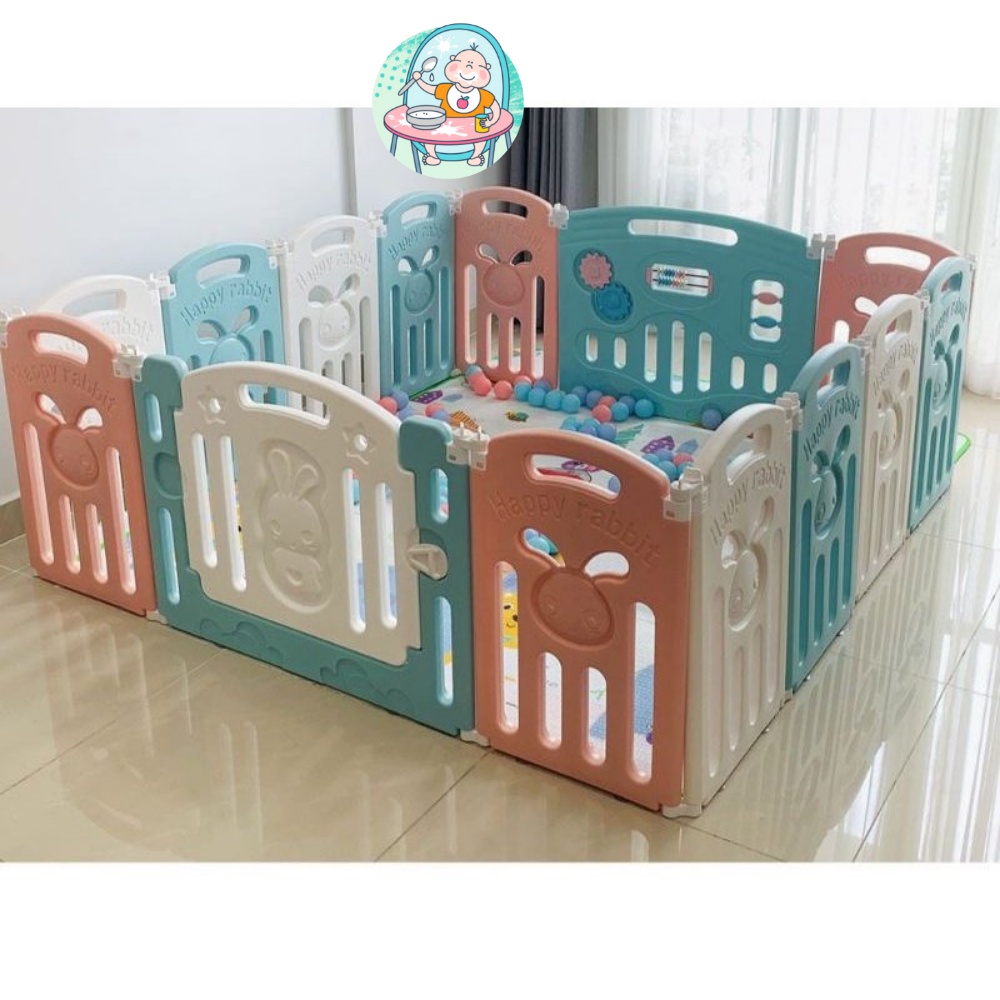 Quây Cũi Nhựa KIDSWOW Hoạ Tiết Dễ Thương Cho Bé