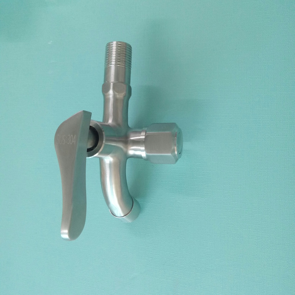 Củ sen nhà tắm một đường nước lạnh chất liệu inox 304 cao cấp dùng cho hệ thống vòi sen kết hợp vòi xả nước - QM.CS09