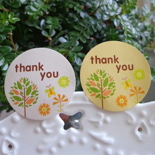 Set 12 thẻ tag thank you dán lên bao bì bánh kẹo handmade, dán trang trí hộp quà (1 tấm)-03
