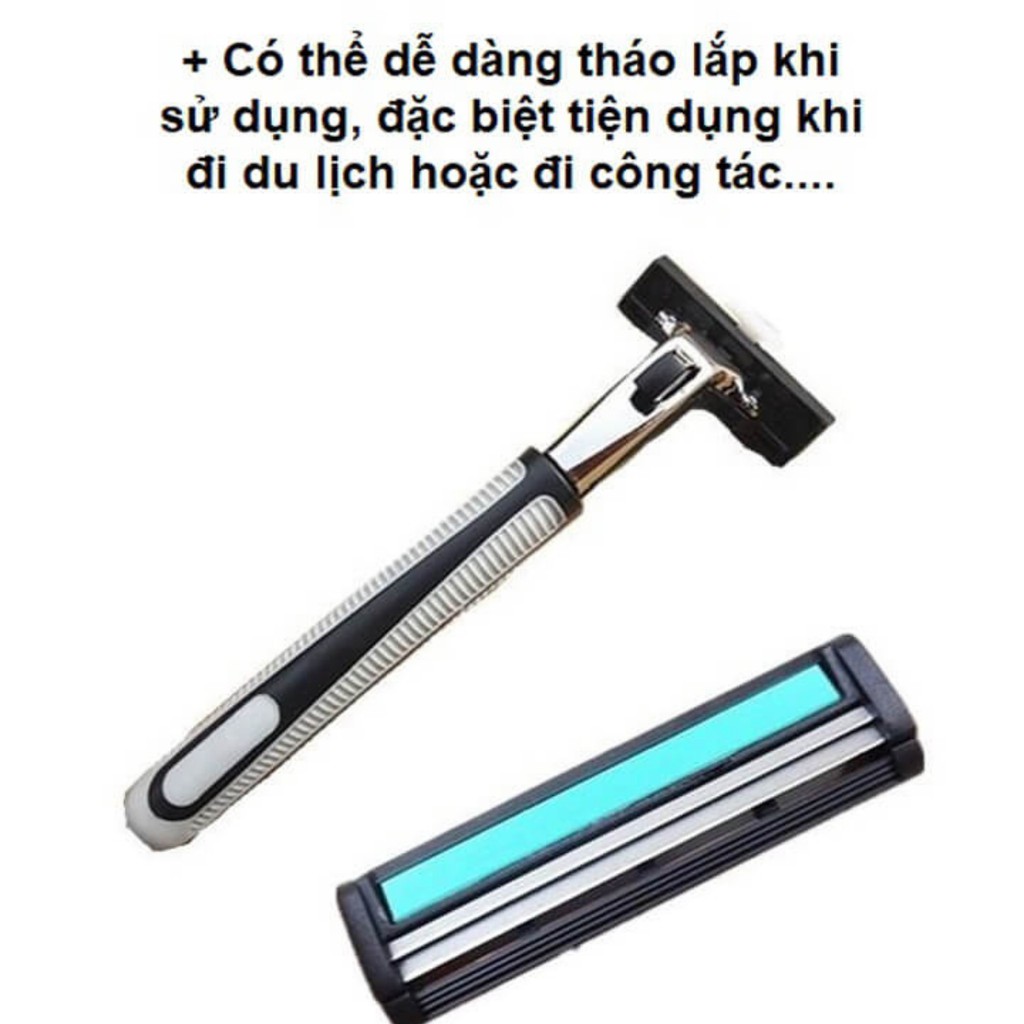 Dao cạo râu kèm 36 đầu cạo và kem cạo râu TR366