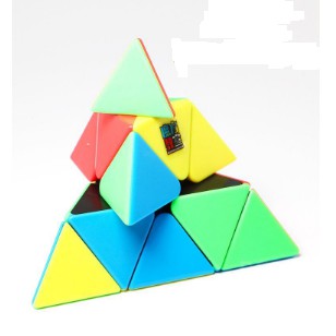 05011 Rubik Pyraminx Stickerless MoYu MeiLong MFJS Rubik Tam Giác