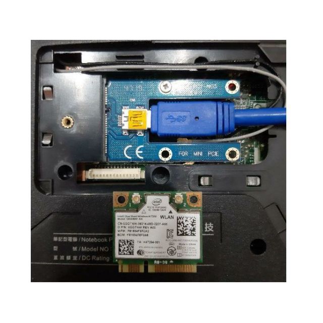 Riser Mini PCIE to PCIE 16x Lắp VGA rời cho Laptop (EGPU) | BigBuy360 - bigbuy360.vn