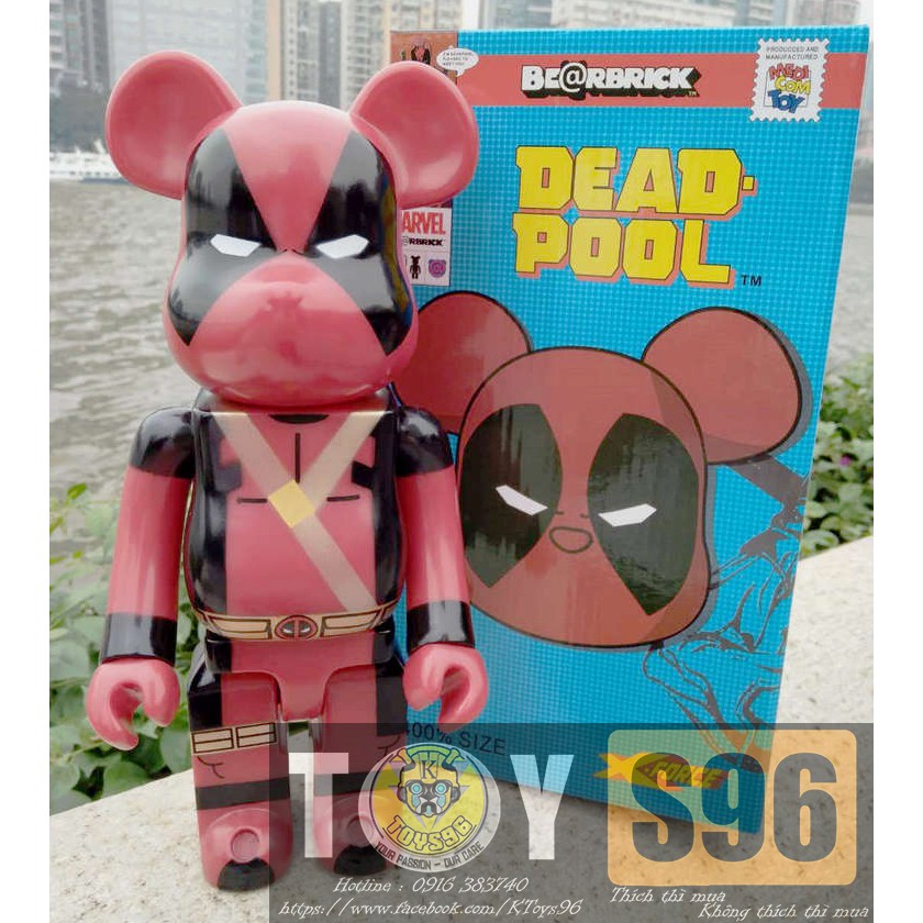 Mô hình Bearbrick deadpool 400% - Medicom Toy