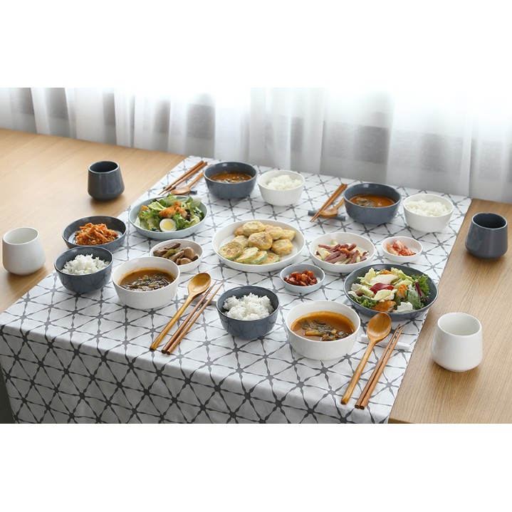 Bộ 10 bát cơm - Erato Mono - Hàng nhập khẩu Hàn Quốc - (Bộ bát đĩa, Set bát đĩa Hàn Quốc, bát đẹp, đĩa đẹp)