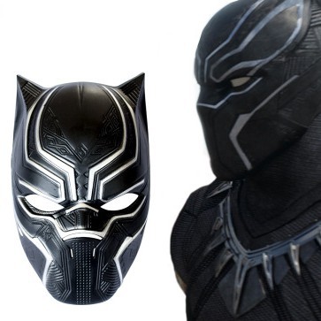 Mặt nạ hóa trang nhân vật báo đen trong phim "The Avengers-Mặt nạ Chiến binh Báo Đen-Black Panther hóa trang