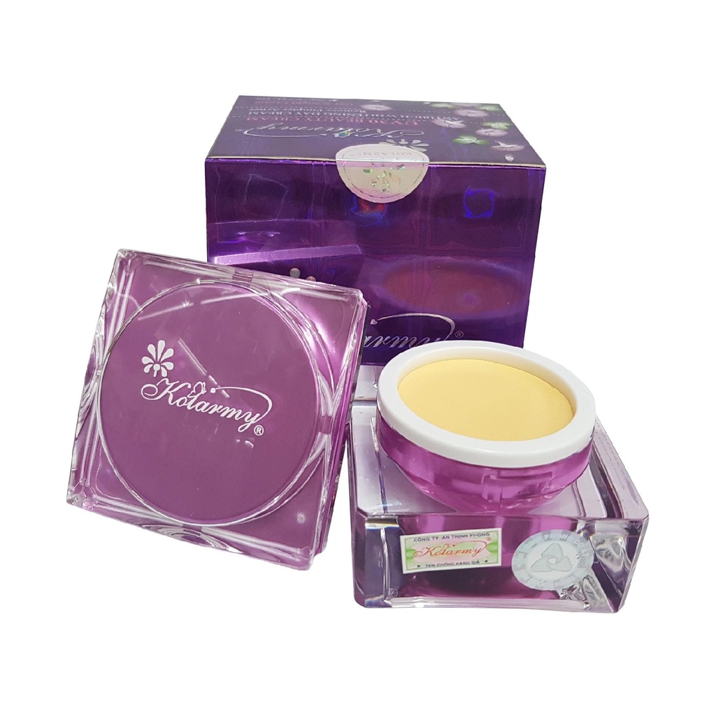 Kem Dưỡng Trắng Da, Chống Lão Hóa, Giảm Thâm Nám, Ngừa Mụn, Se Khít Lỗ Chân Lông Kolarmy UV30 Beauty Cream 20g