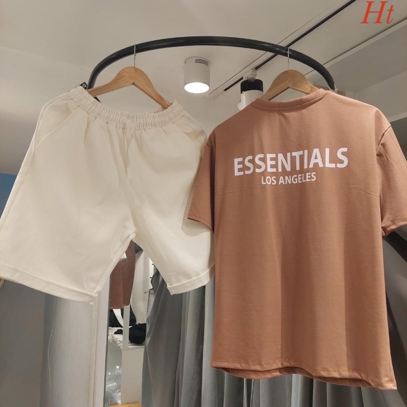 Bộ cộc tay chữ essentials