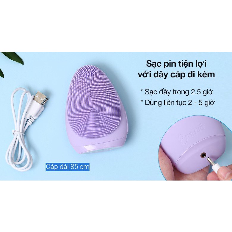 Máy Rửa Mặt Emmié By Happy Skin Premium Facial Cleansing Brush