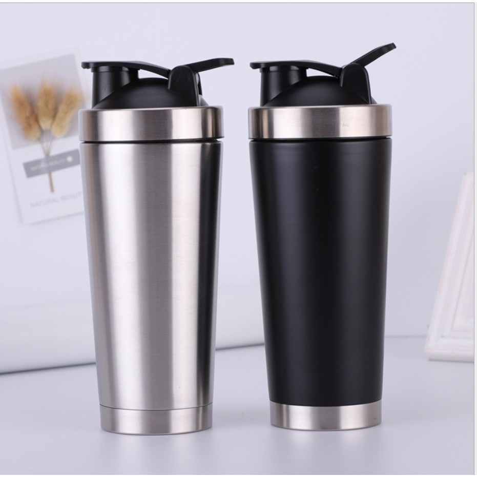 Bình Lắc Inox 304 Giữ Nhiệt 700ml Không Gỉ Pha Sữa , Trà Sữa , Nước Ép