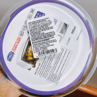 Bát Thuỷ Tinh Lock Lock Có Nắp 950ml