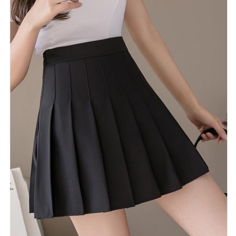 CHÂN VÁY TENNIS ĐEN TRƠN CÓ QUẦN TRONG XINH LẮM NHA [Hàng Siêu Cấp] | BigBuy360 - bigbuy360.vn