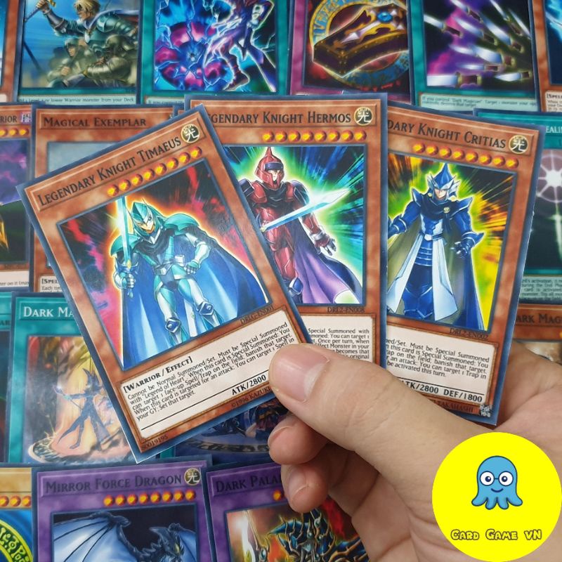 [BÀI IN] Bài YuGiOh - Bộ 54 lá bài Legendary Dragon Of Atlantis Deck - Card Game VN