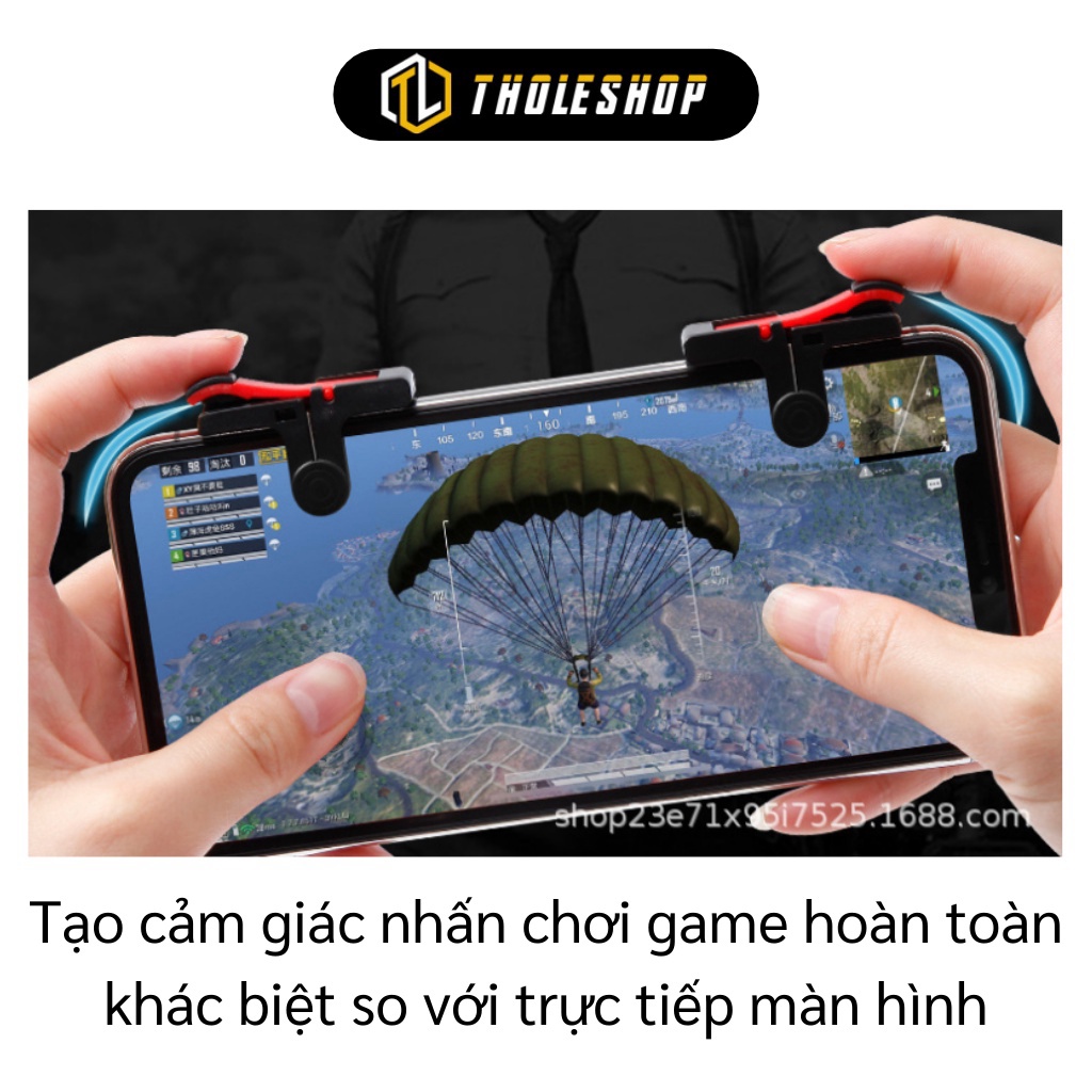 [SGD] Nút Chơi Game - Tay Cầm Chơi Game Pubg Mobile, Kẹp Ôm Khít Vào Điện Thoại 6616