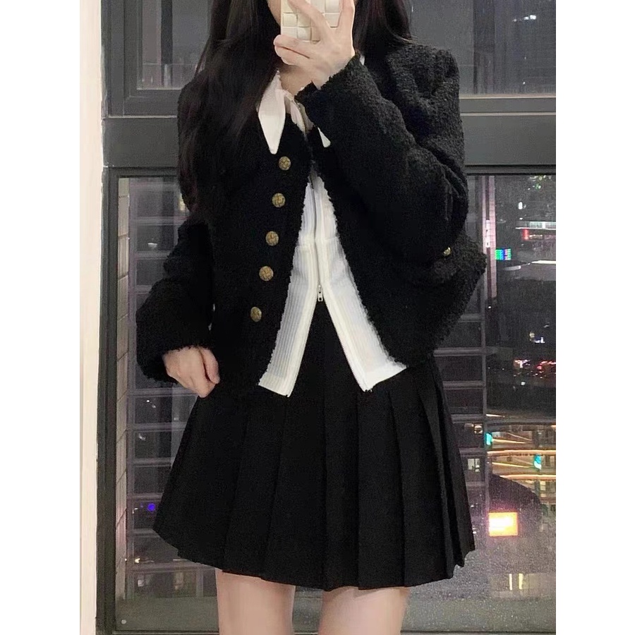 Áo Khoác Cardigan Dáng Ngắn Thời Trang Mùa Thu Cho Nữ