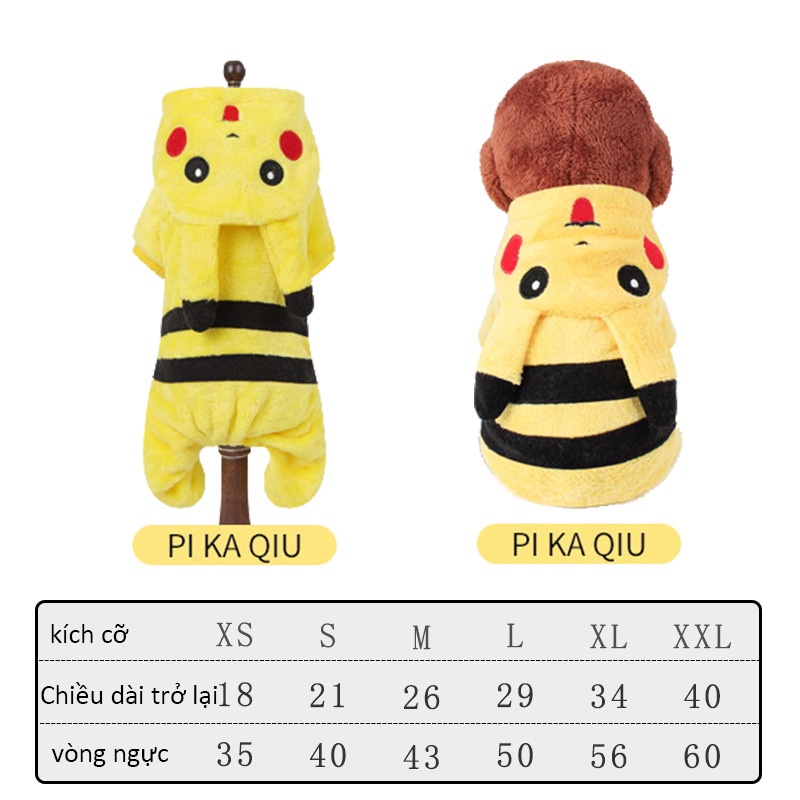 Áo Hoodie Kiểu Dáng Thú Xinh Xắn Dành Cho Thú Cưng