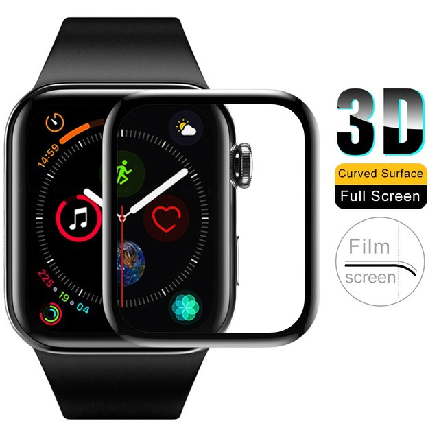 Kính cường lực JANSIN bảo vệ màn hình đồng hồ thích hợp cho apple watch 38mm 42mm 40mm 44mm series 6 SE 5 4 3 2 1