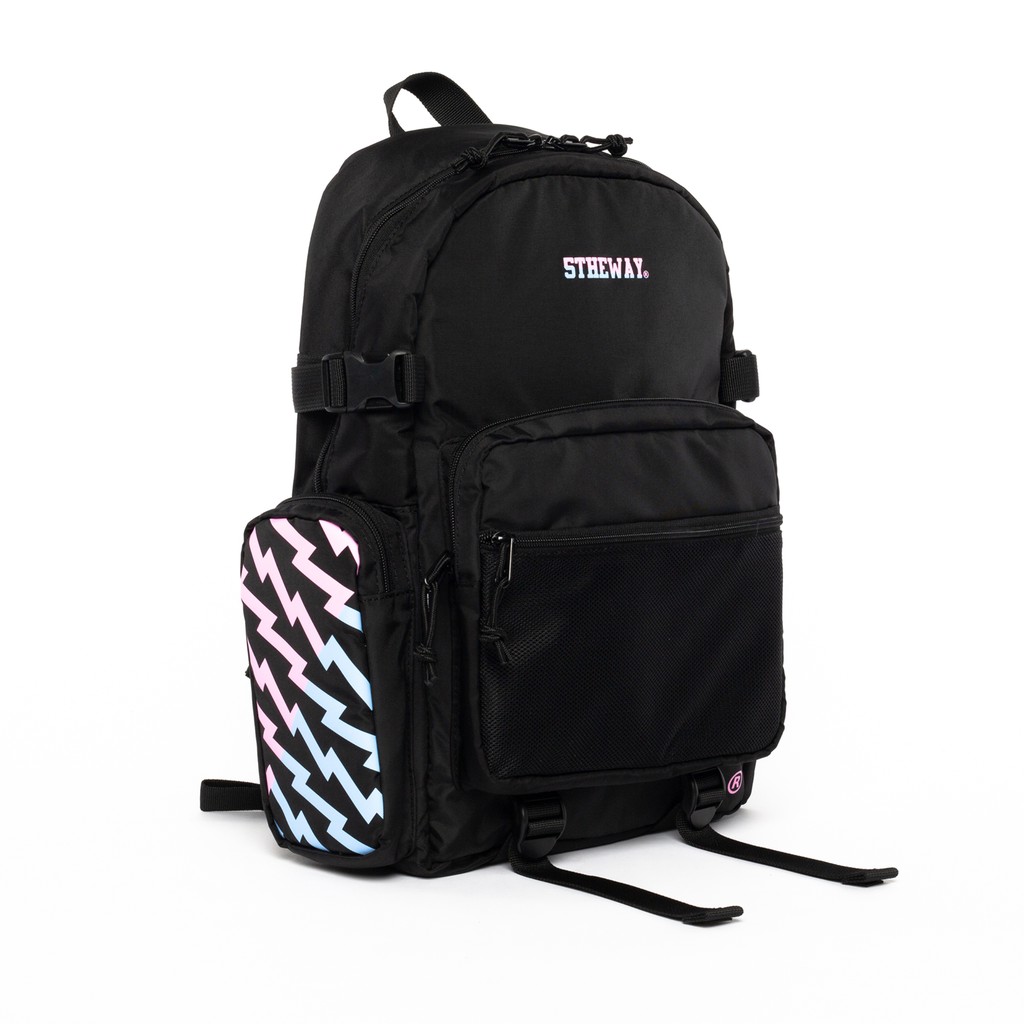 Balo 5THEWAY® Đen 2 tone Màu aka /two tones/ Rocket Backpack in ROSEBLOOM/BEL AIR BLUE