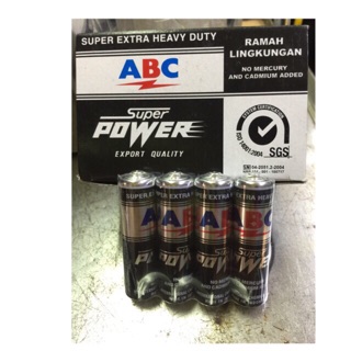 Combo 2 Vỉ Pin ABC 1.5V vỉ 4 viên