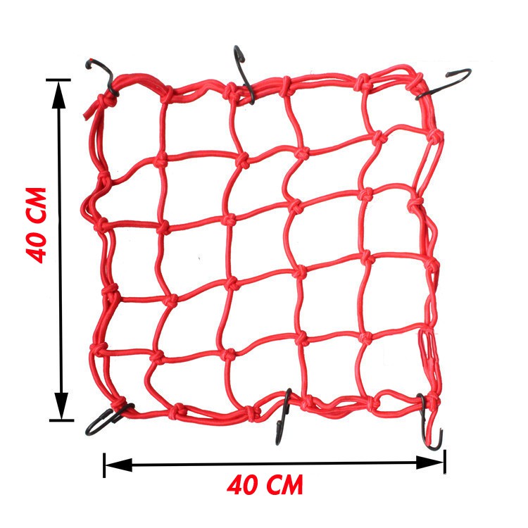 Lưới Cố Định Hành Lý Cho Xe Máy Kích Thước 40X40Cm