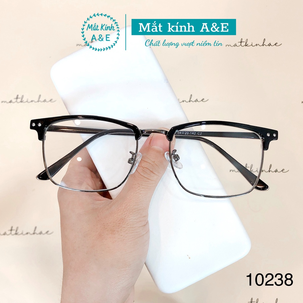 Gọng kính cận nam nữ AMIE Eyewear kính mắt vuông gọng nhựa kiểu dáng màu sắc thời trang 10238