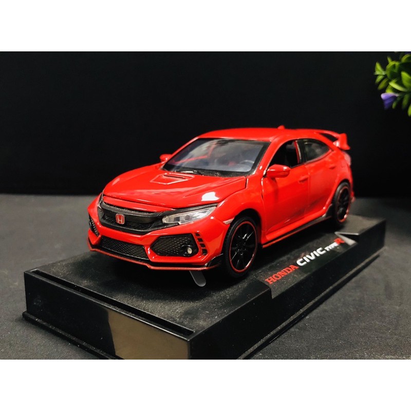 Mô hình xe ô tô Honda Civic Type R màu đỏ bằng hợp kim