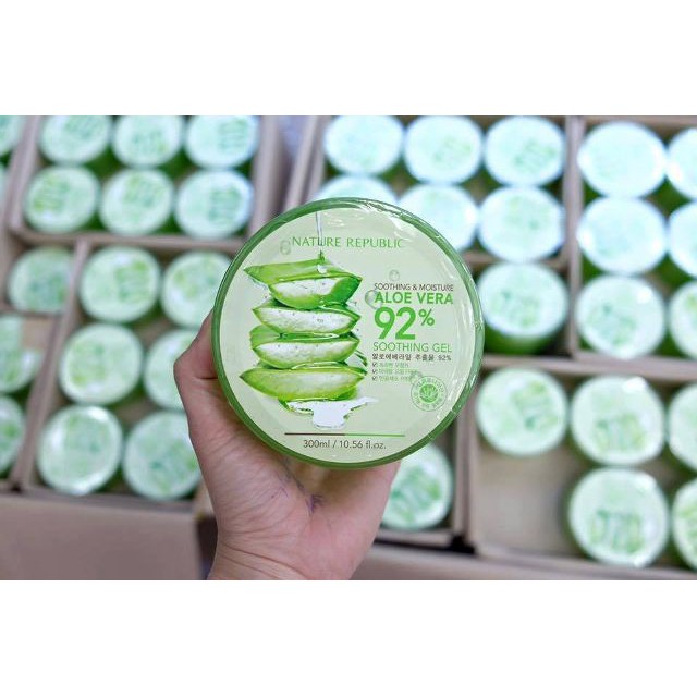 Sale - Gel lô hội Aloe Vera Nature Republic 92% sản phẩm y hình