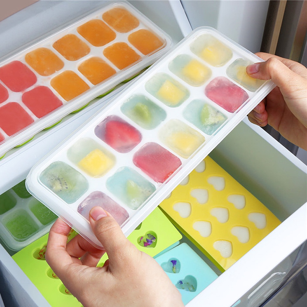Khay Làm Đá 14 Ô Bằng Silicone