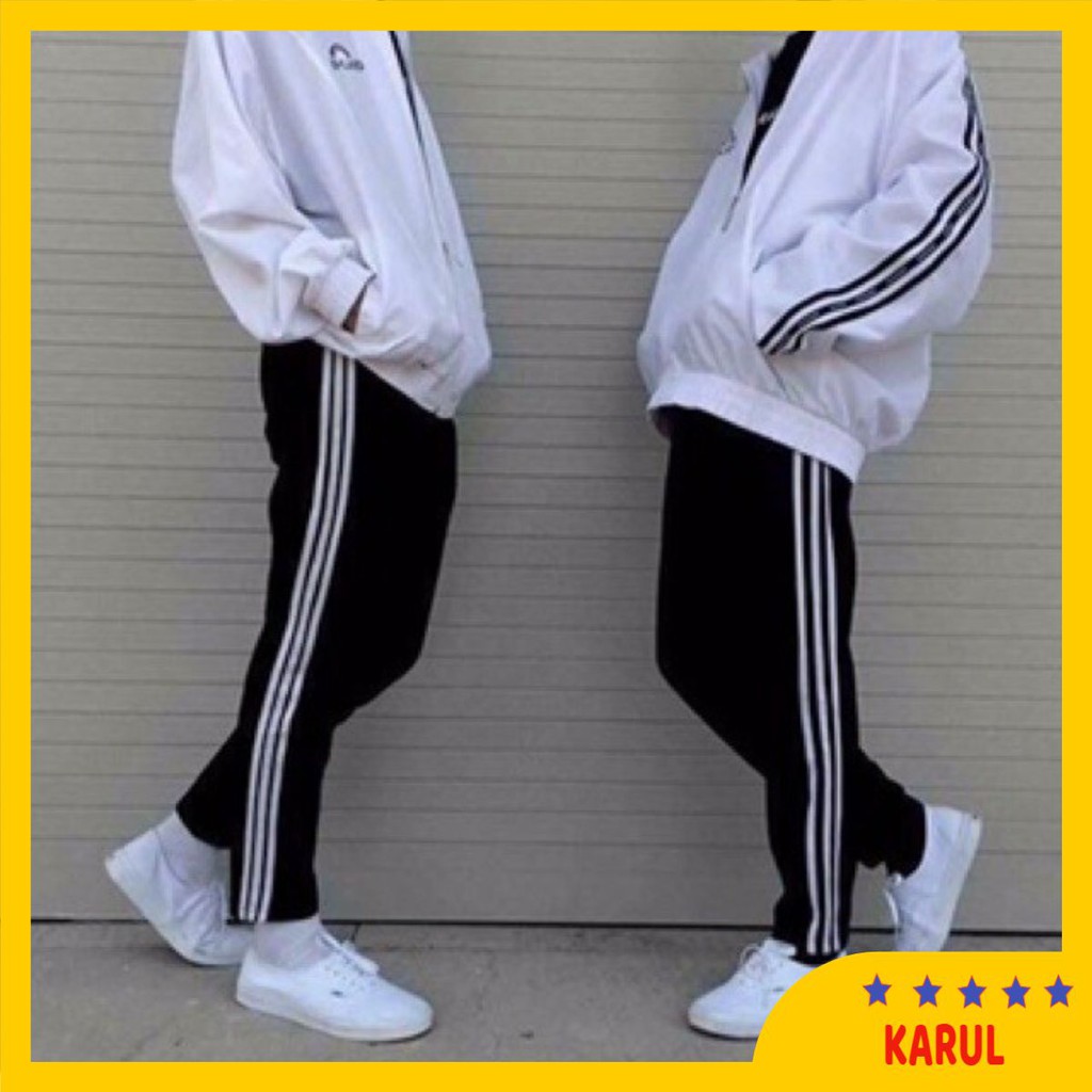 [Mã NOWSHIPT6HAPPY giảm 20k đơn 50k] quàn 3 sọc unisex ông suông nam nữ -Q3S001 | BigBuy360 - bigbuy360.vn