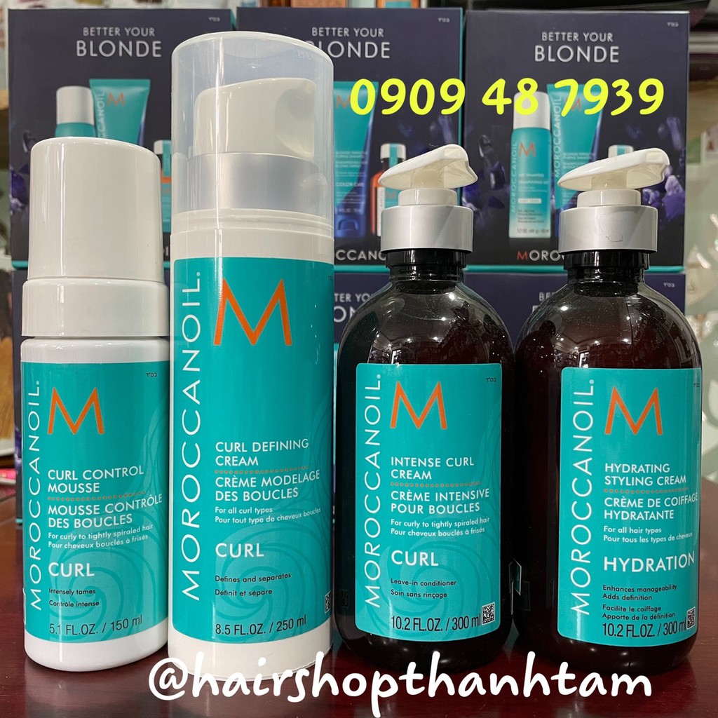 🌼Chính hãng 🌺 Kem định hình sóng xoăn Moroccanoil Curl Defining Cream 250ml - New 2021