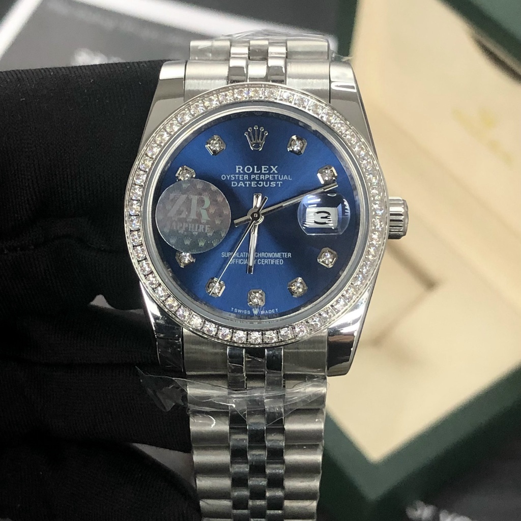 Đồng Hồ Nam RL DATEJUST Size 38mm, Size 41mm, Viền Đá, Mặt Kính Sapphire, Máy Cơ Automatic Nhật, Chống Nước 5ATM [Bảo Hà | BigBuy360 - bigbuy360.vn