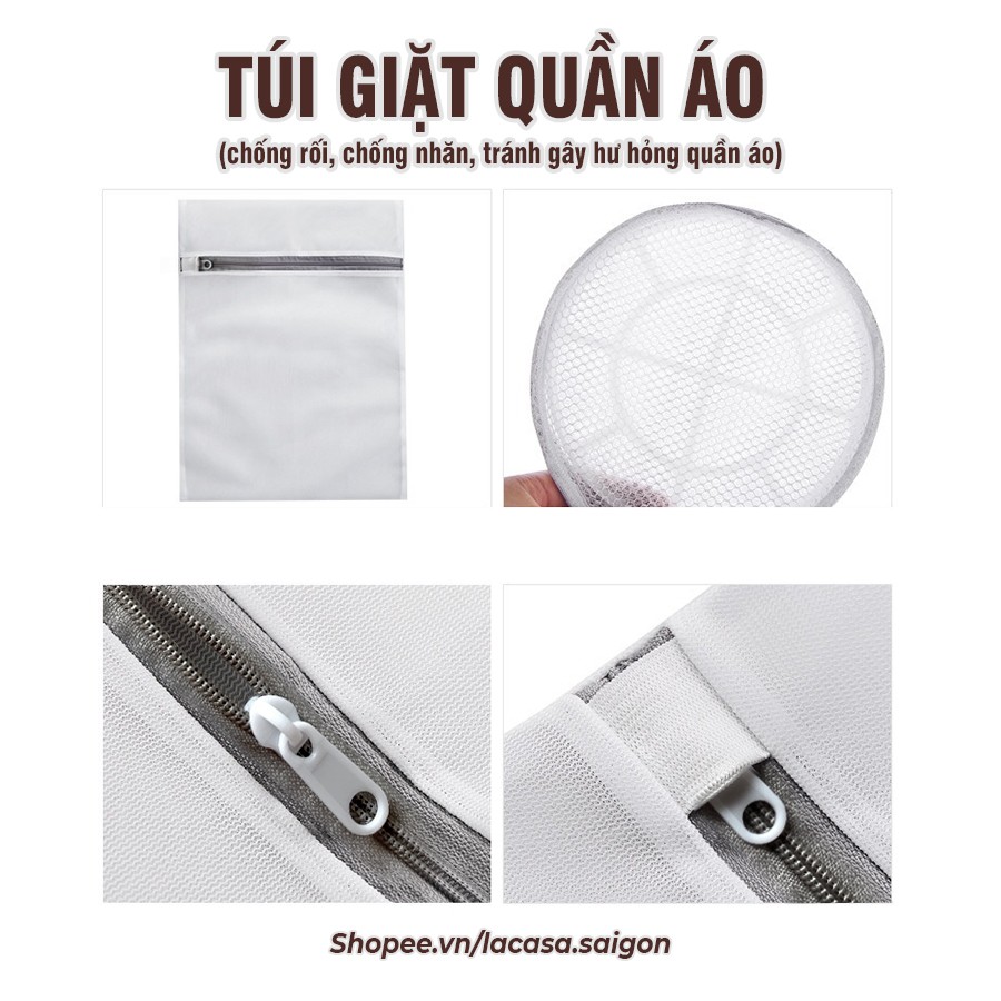 TÚI GIẶT QUẦN ÁO - MESH LAUNDRY BAGS - BẢO VỆ QUẦN ÁO KHỎI TRẦY XƯỚC