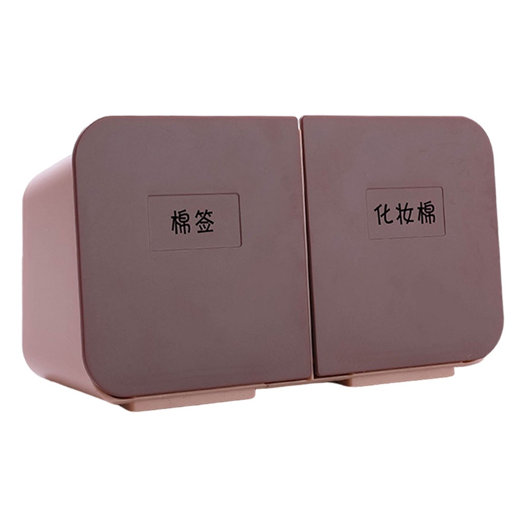 Hộp đựng tăm bông / bông tẩy trang gắn tường tiện dụng cho phòng tắm