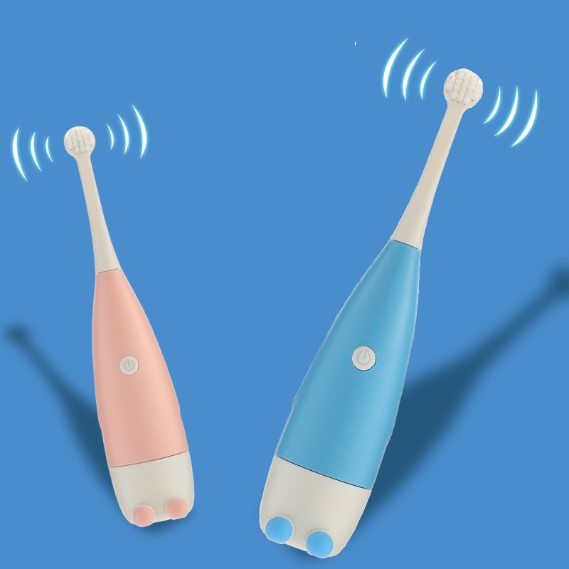 Bàn chải ĐIỆN Chim Cánh Cụt tự động đánh răng cho bé an toàn và tiện lợi tạo sự thích thú cho bé yêu - B50