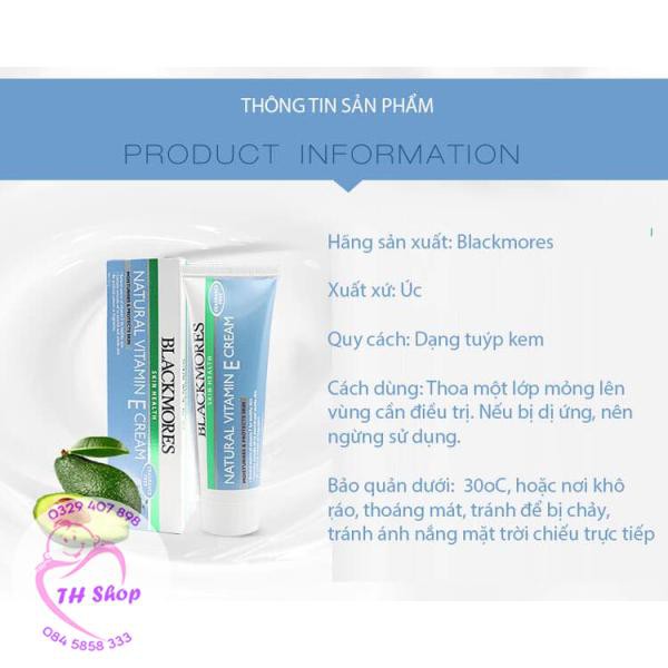 Kem Dưỡng Vitamin E Blackmores 50gr Của Úc