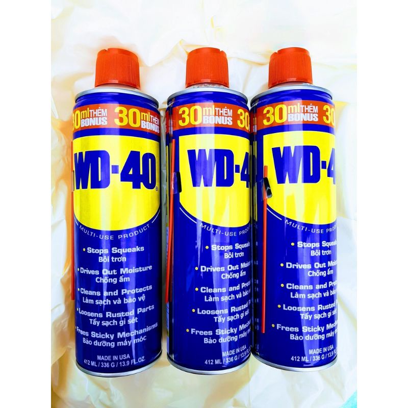 xịt chống gỉ xét, chống ẩm W40D 412+30ml