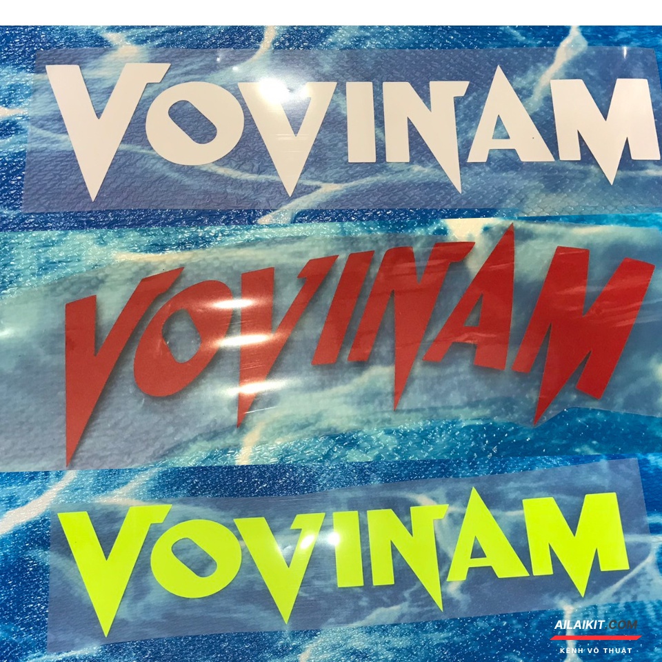 Logo In Nhiệt Decal in Lên áo Thun, Võ Phục (Cờ Việt Nam,Vovinam, Vovinam Việt Võ Đạo) InTheo Yêu Cầu Ailaikit