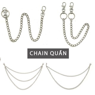 Dây chain quần thép titan không gỉ 7 mẫu