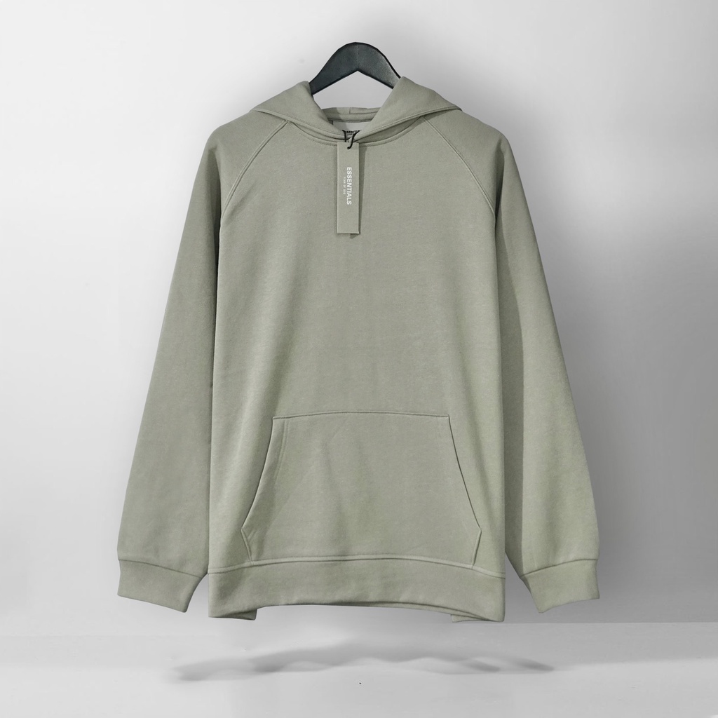 ÁO HOODIE ESSENTIALS SS21 MOSS Chữ Phản Quang màu Taupe hot hit 2021 dành cho cả nam nữ