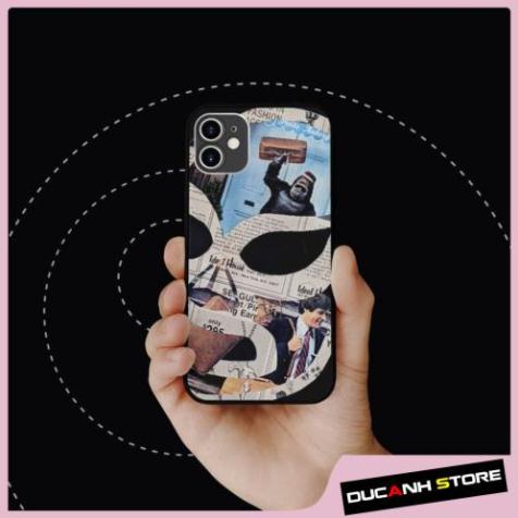 Ốp lưng iphone hình El Gorila Loco Case Xé Giấy Cổ Điể đen  cho các dòng SAMSUNG PAP20210930