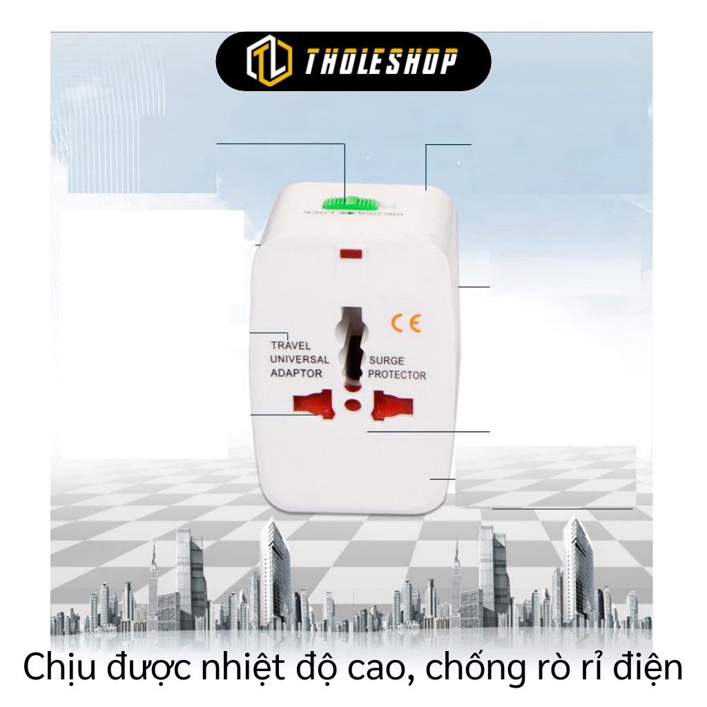 [SGD] Ổ Điện Du Lịch Đa Năng - Ổ Cắm Quốc Tế Honeys ECO-TV1 Kiểu Dáng Xếp Gọn Gàng  5685